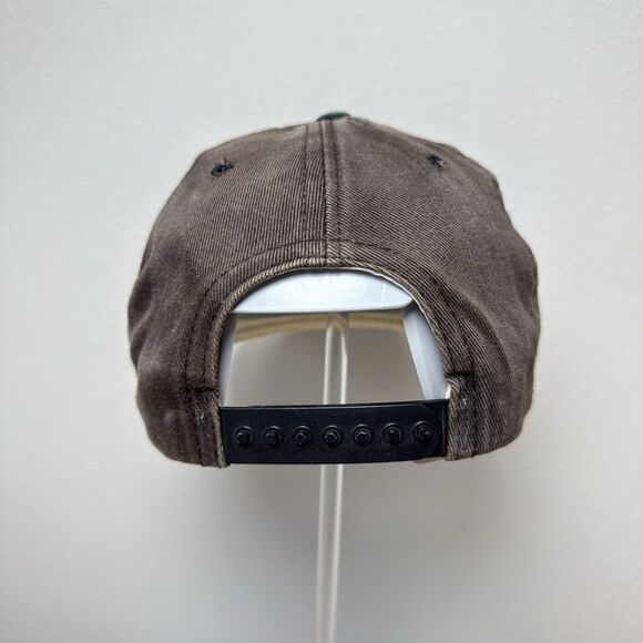 Vintage GREEN BAY PACKERS New Era SNAPBACK Hat Cap 90s Brown USA Football Thrash - Picture 6 of 11